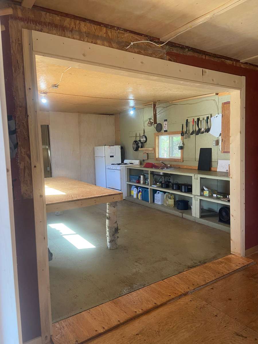 2024 Updates Cabin at our Marshall lake outpost