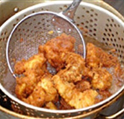 Deep Fried Walleye in Flour & Oil Deep Fried Walleye